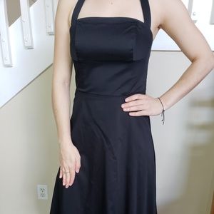 EUC White house black market cocktail dress, black